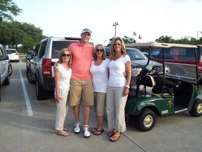 Deborah Bell, Justin Smith, Mimi Rader & Liz Turbidy of Financial Additions at the FEI Dallas Golf Tournament