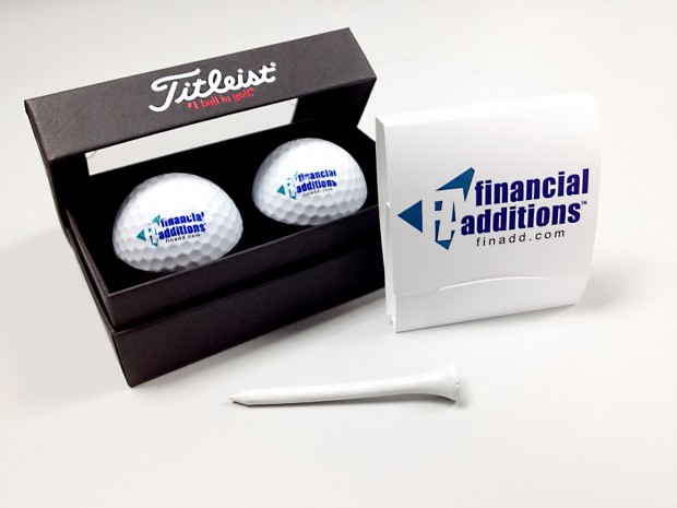 Financial Additions Golf Ball & Tees